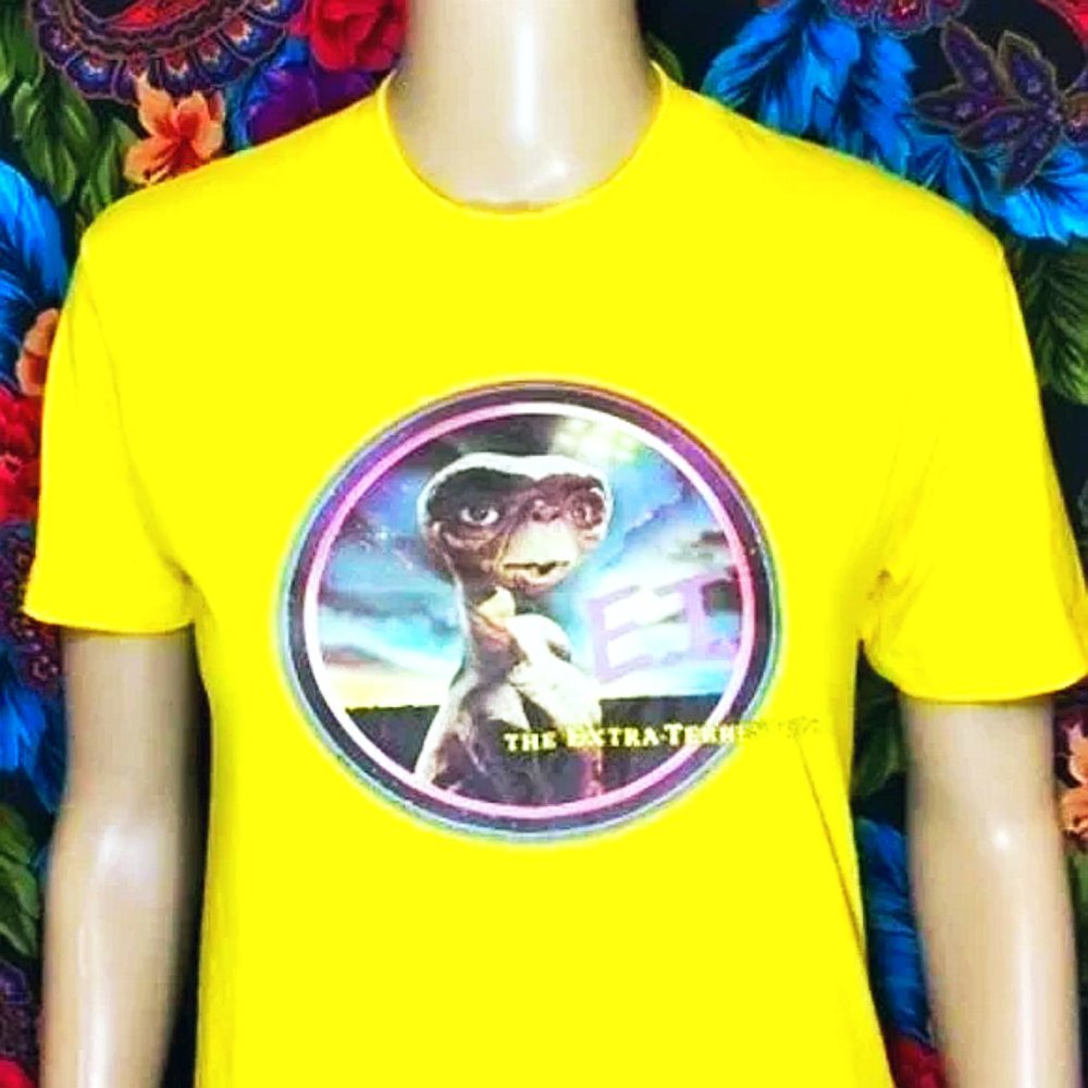 VINTAGE * 1982 * STEDMAN x ET MOVIE SHIRT E.T ALIEN MENS SIZE MEDIUM UFO MARTIAN